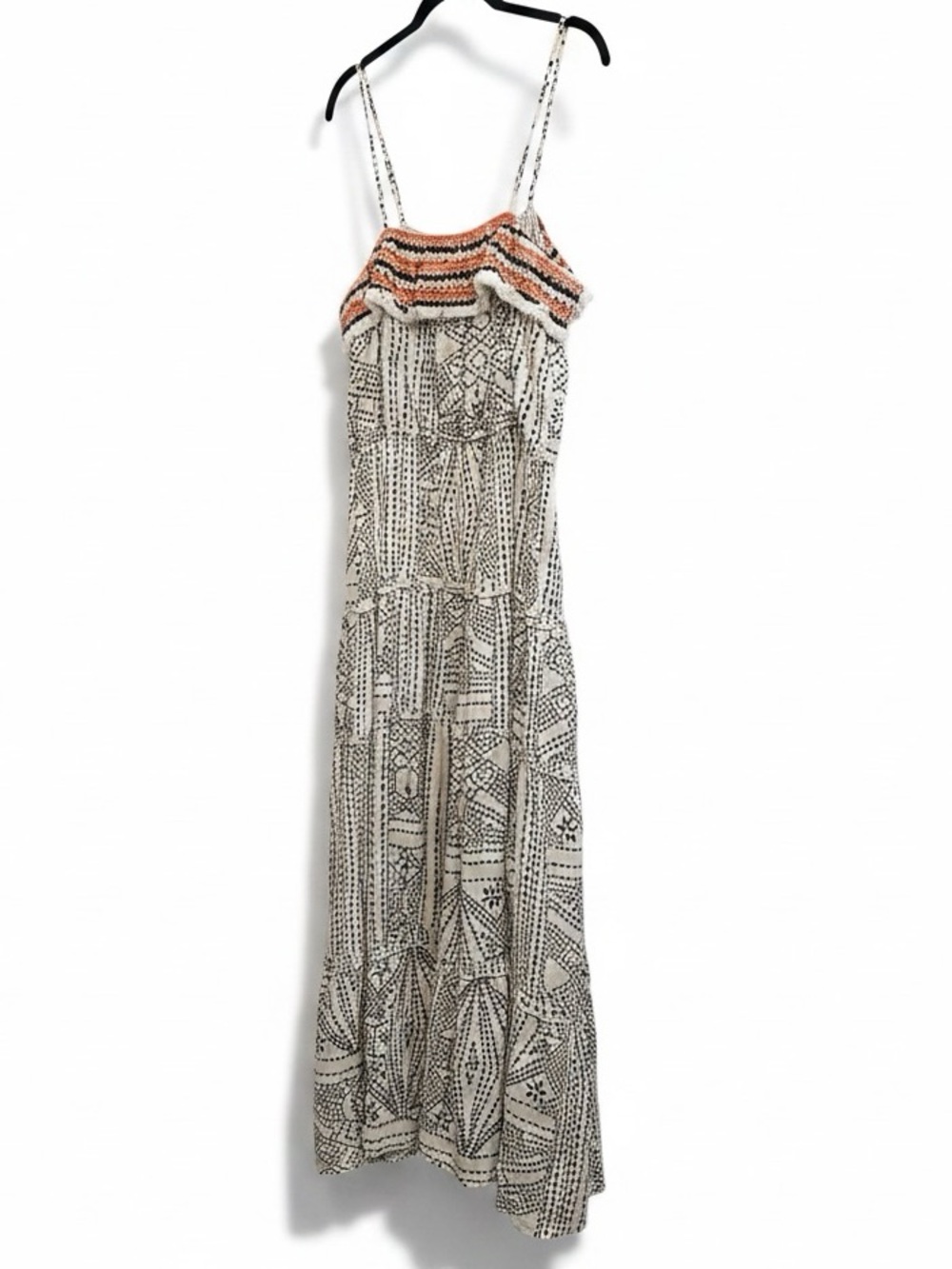 THML Maxi Tiered Boho Dress Size XL - Picture 3 of 9